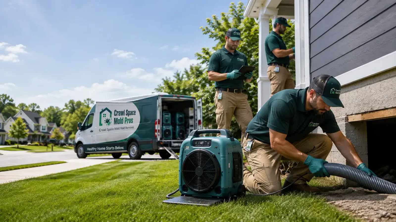Crawl Space Mold Removal in Adell, WI